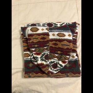 Vintage Southwestern Aztec Hoodie Pullover Men’s L Stefano International Baja